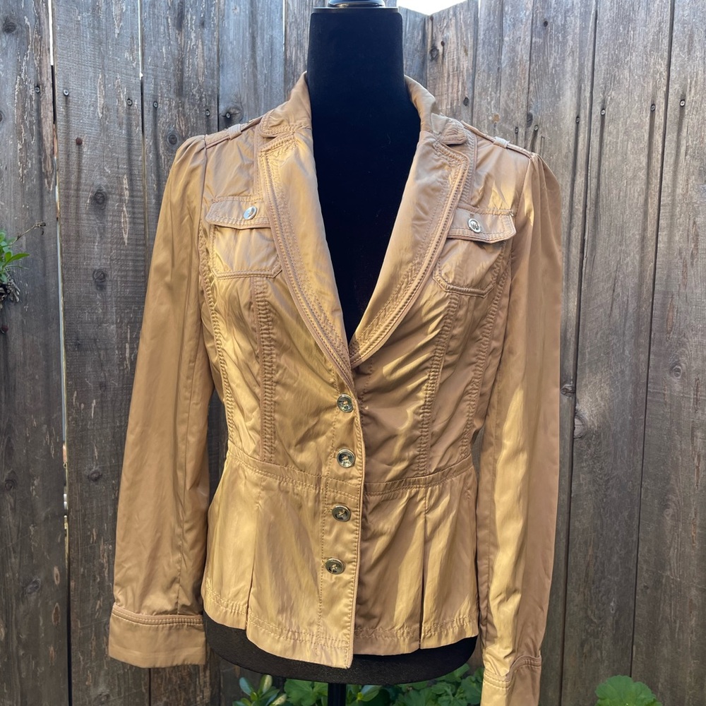 Stylish Tan Jacket  , white house black Market